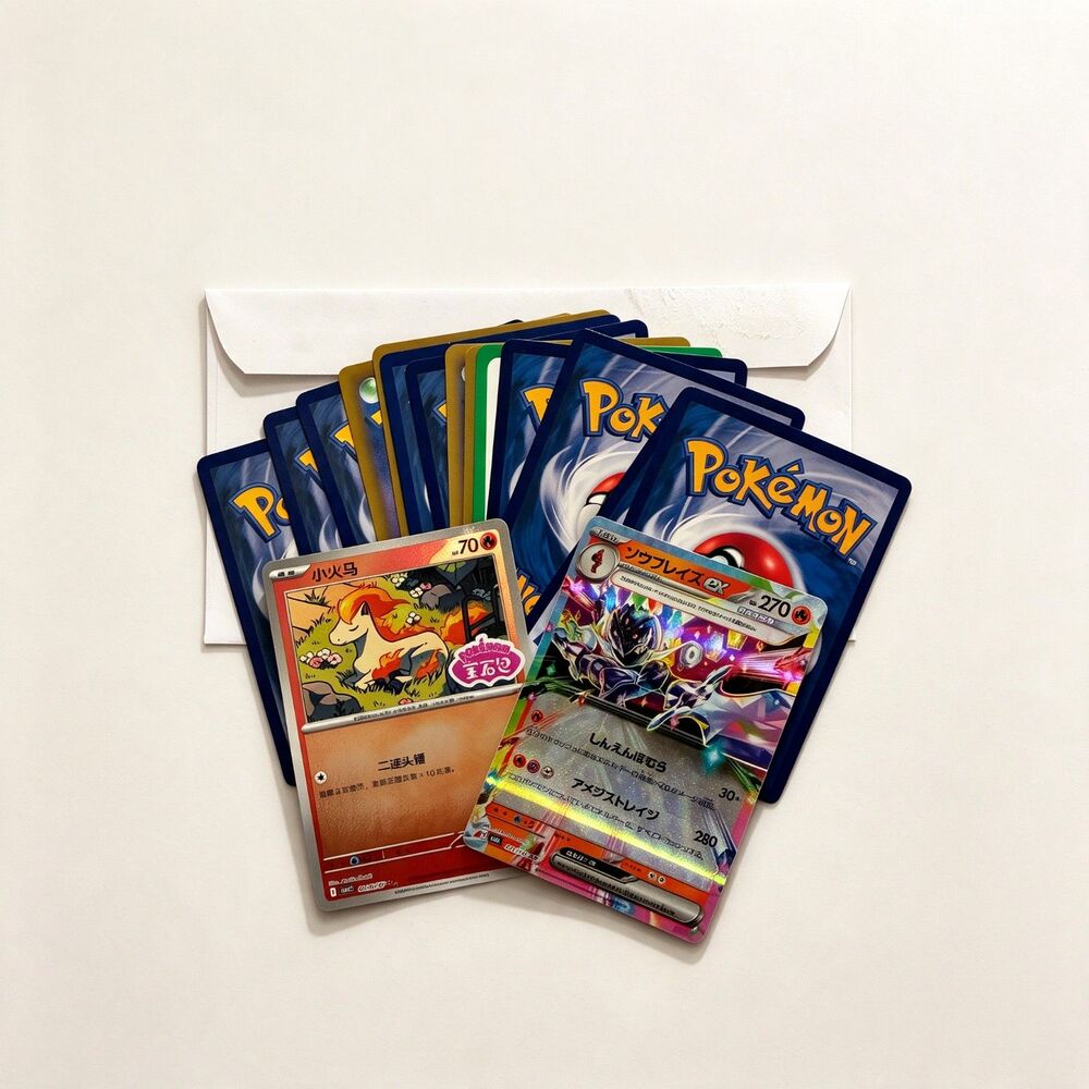 Ponyta CHN & Ceruledge JPN + Fire Type Bundle